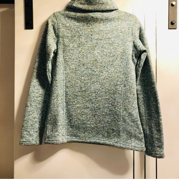 Mountain Warehouse Size 4 Idris Womens Cowl Neck Green Heather Fleece - Picture 3 of 14